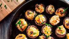 30-Minute Herb and Cream Cheese Stuﬀed Mushrooms