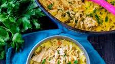 30-Minute Homemade Chicken Soup with Egg Noodles