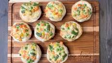 4 INGREDIENT MINI CHICKEN POT PIES