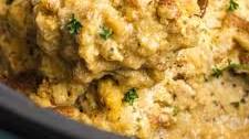 5-Ingredient Turkey Stuffing Slow Cooker Casserole