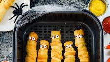 Air Fryer Mummy Hot Dogs