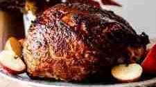 Apple Cider Glazed Ham