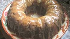 Apple Cinnamon Cake with Maple and Walnut Glaze