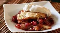 Apple Cranberry Cobbler With Cinnamon and Vanilla