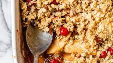 Apple Cranberry Crumble