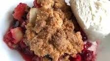 Apple-Cranberry Crumble