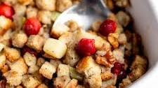 Apple Cranberry Walnut Stuffing Recipe