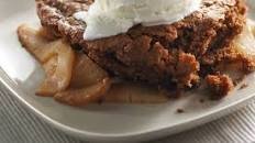 Apple Pear Gingerbread Cobbler
