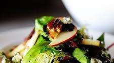 Apple, Pecan, and Blue Cheese Salad with Dried Cherries