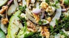 Apple Walnut Green Salad (Dairy Free Option)