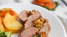 Apricot stuffed pork tenderloin