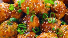 Asian Inspired Chicken Meatballs