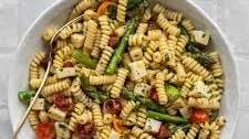 Asparagus Pasta Salad with Honey Mustard Dressing