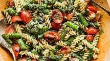 Asparagus Pasta Salad With Lemon Dressing