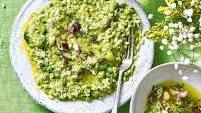 Asparagus, pea and mint risotto (risotto primavera)