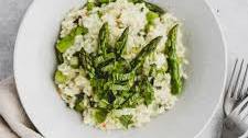 Asparagus Risotto with Lemon & Mint