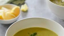 Asparagus Soup with Lemon and Parmesan