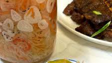Atchara (Pickled Papaya)