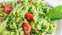 Avocado Pesto Zucchini Noodles
