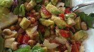 Avocado, Tomato & Black-Eye Pea Salad with Citrus Vinaigrette