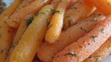Baby Carrots with Dill Butter
