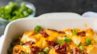 Bacon and Egg Biscuit Casserole