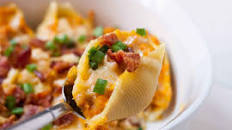 Bacon Pumpkin Stuffed Shells