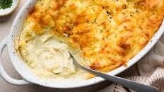 Baked Cheesy Mashed Potatoes