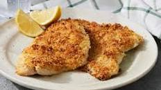 Baked Flounder with Panko and Parmesan