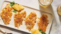 Baked Flounder with Parmesan Crumbs
