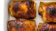 Baked Honey Mustard Chicken Thighs