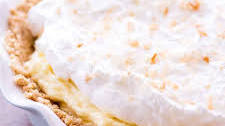 Banana Coconut Cream Pie with Graham Cracker Crust