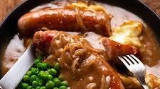 Bangers & Mash (Sausage with Onion Gravy)