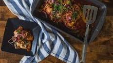 Barbecue Chicken Pizza Bake