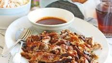 BBQ pulled pork sandwich