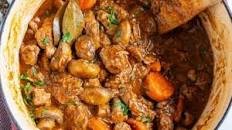 Beef & Mushroom Stew Recipe