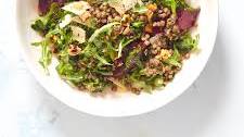 Beet and Lentil Salad With Cheddar