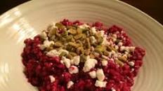 Beet Farro Risotto