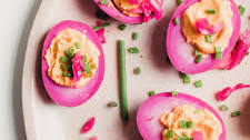 Beet Pickled Deviled Eggs