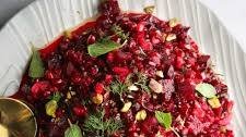 Beet Pomegranate Salad with Pistachios