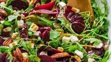 Beet Salad with Arugula and Balsamic Vinaigrette