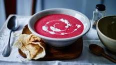 Beetroot and coconut soup