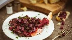 Beetroot and Mint Salad with a Pomegranate Dressing