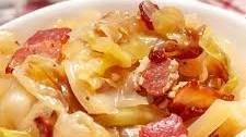 BEST Crockpot Cabbage Recipe (Slow Cooker Cabbage with Bacon)