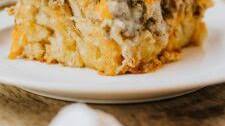 Biscuits and Gravy Casserole - Easy Breakfast Casserole