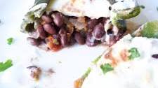 Black Bean Chile Rellenos