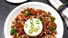 Black Eyed Peas with Andouille Sausage