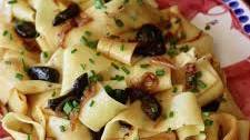 Black Garlic Pappardelle Pasta Recipe