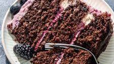 Blackberry Chocolate Cake & Blackberry Cream Cheese Frosting Recipe