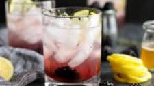 Blackberry Lemon Thyme Sparkler